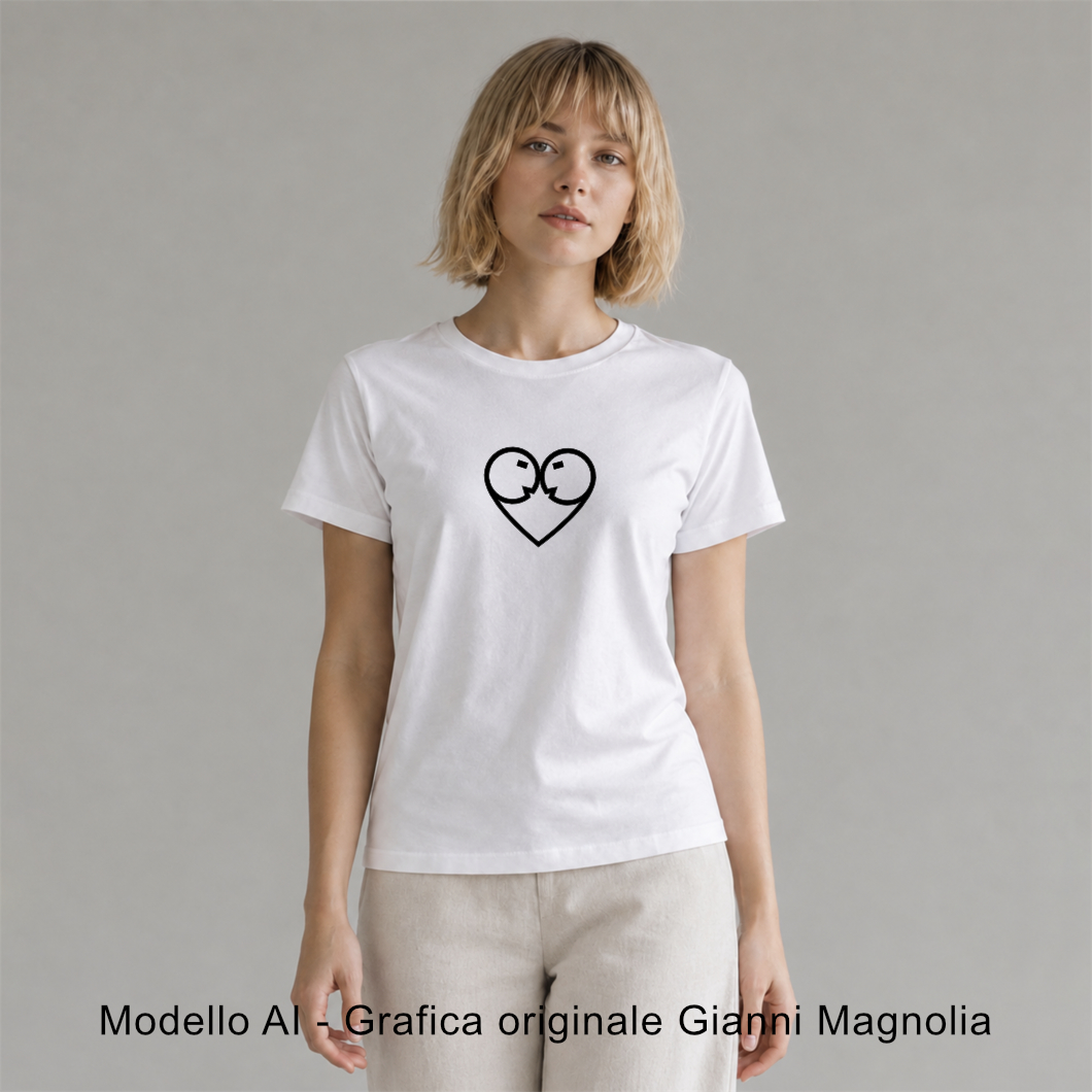 Modello generato con intelligenza artificiale – grafica originale di Gianni Magnolia Modello generato con intelligenza artificiale – grafica originale di Gianni Magnolia